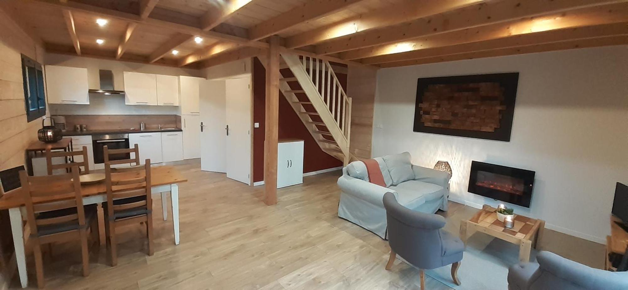 Chalets De Pont Cob Avec Spa Gouézec Eksteriør bilde
