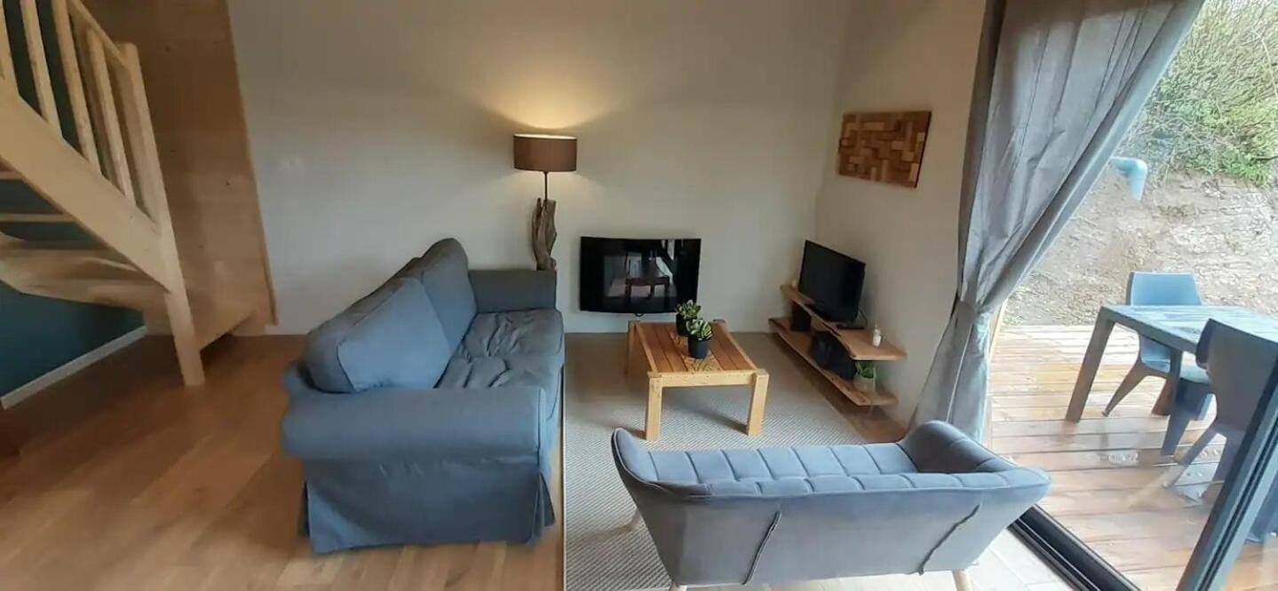 Chalets De Pont Cob Avec Spa Gouézec Eksteriør bilde