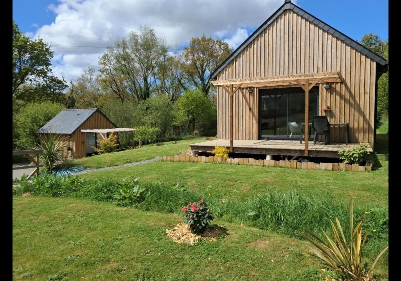 Chalets De Pont Cob Avec Spa Gouézec Eksteriør bilde